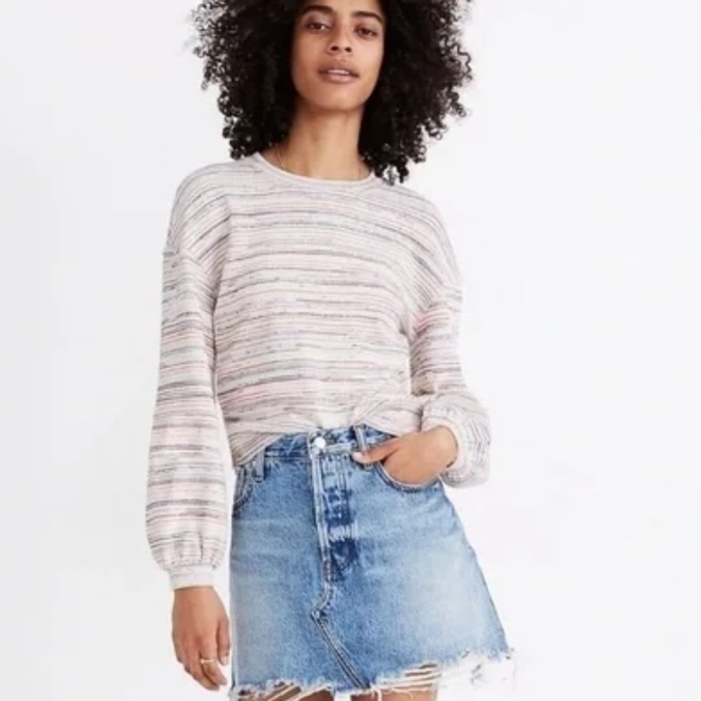 Madewell Multicolor Striped Knit Top